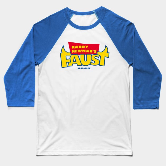 Randy Newman's Faust Baseball T-Shirt by Unspooled